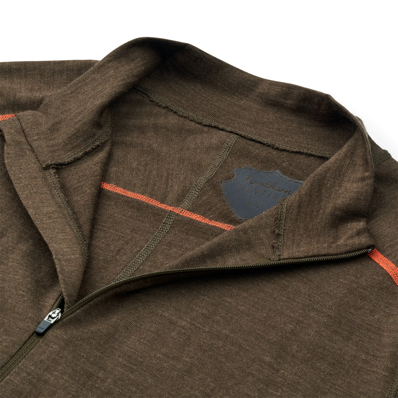 Northern Hunting Asthor Kal Half-Zip Merinoshirt langarm (Brown) Northern Hunting Asthor Kal Half-Zip Merinoshirt langarm (Brown)