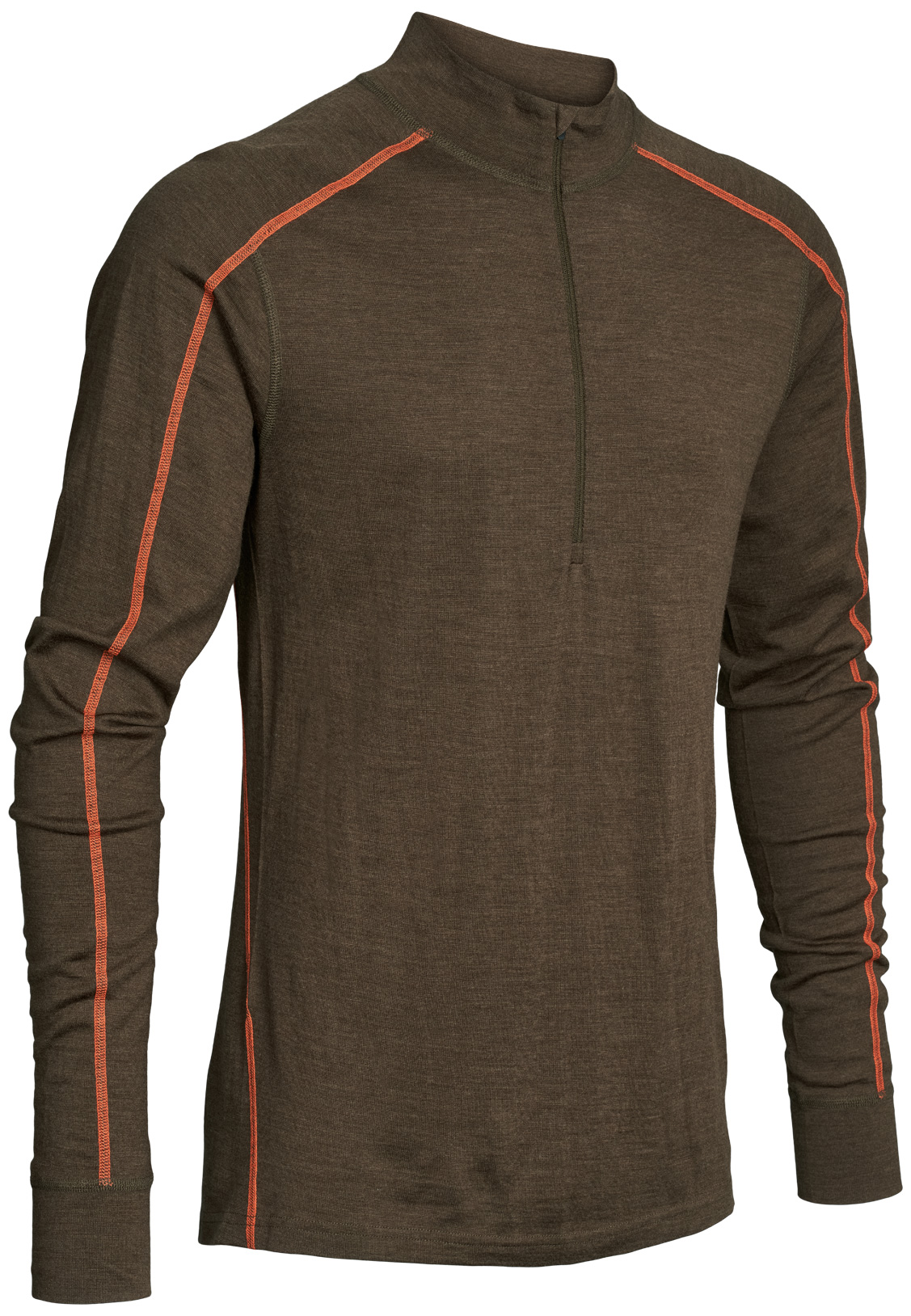 Northern Hunting Asthor Kal Half-Zip Merinoshirt langarm (Brown) Northern Hunting Asthor Kal Half-Zip Merinoshirt langarm (Brown)
