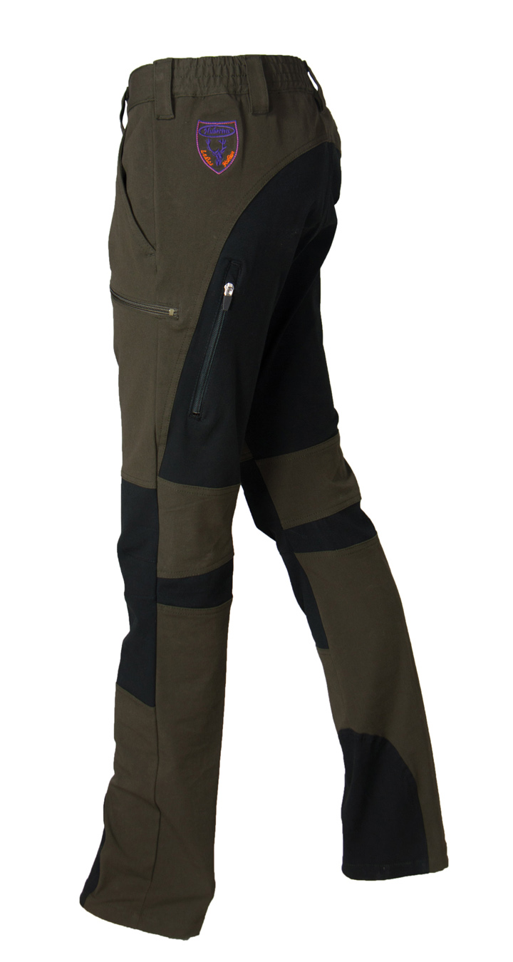 Hubertus Damen Jagdhose Stretch Emma (oliv/schwarz)