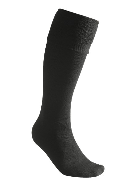 Woolpower Knee-High 400 Merinosocken (schwarz)