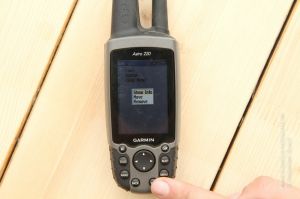 Einstellung des Garmin Astro 220