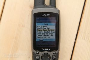 Einstellung des Garmin Astro 220 GPS-Hundeortungssystems