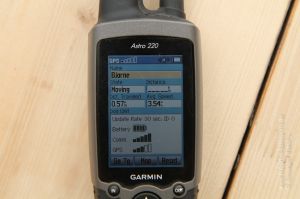 Einstellung des Garmin Astro 220 GPS-Hundeortungssystems