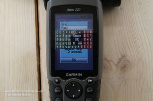 Einstellen des Garmin Astro 220 GPS Hundeortungssystems