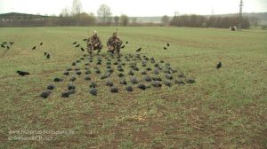 Erfolgreiche Lockjäger hinter Tagesstrecke