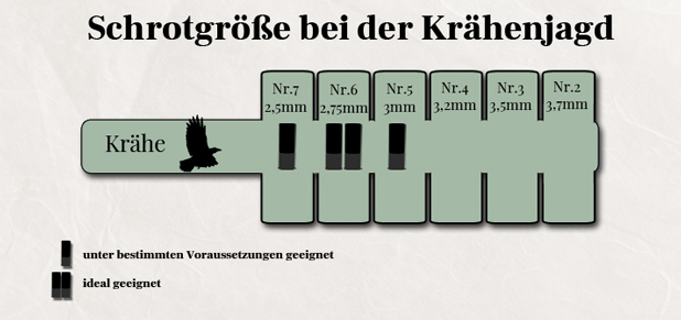 Welche Schrotpatrone für die Krähenjagd?